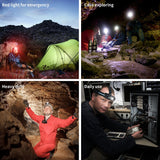 Portable Mini XPE+COB LED Headlamp with USB Charging