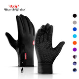 Men's Full Finger Leather Gloves