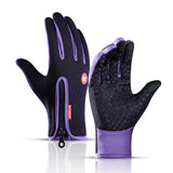 Men's Full Finger Leather Gloves