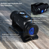 Portable Mini XPE+COB LED Headlamp with USB Charging