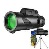 80X100 Zoom Telescope HD Professional Night Monocular