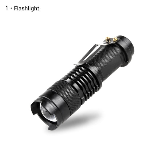 Mini LED Flashlight with Adjustable Focus